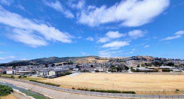 View from Kaiser SSF Parking complex rooftop