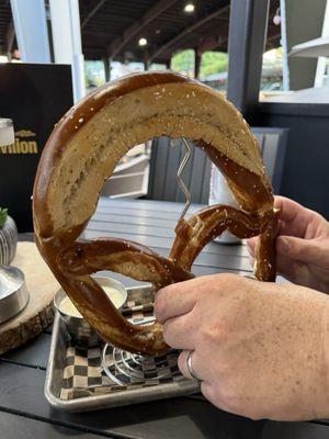 VIP Club menu as of 9/13/2024 giant pretzel