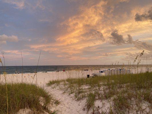 Sunset at the Beach Club