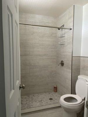 New shower