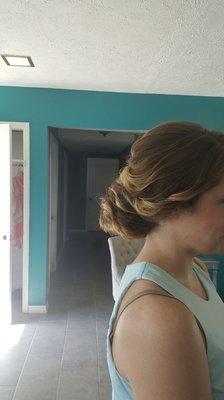 Wedding updo