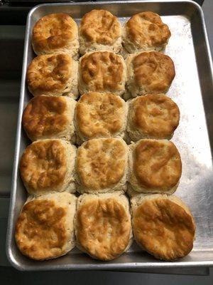 Fresh homemade biscuits