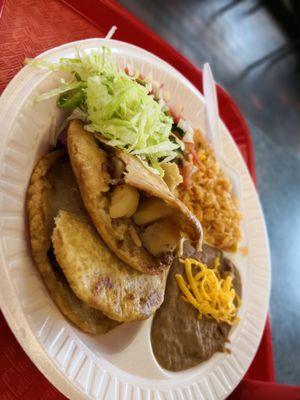 Picadilla gordita plate