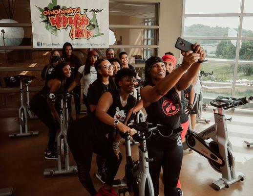 Spin class is always a fun party with Cincinnati Hip Hop Spin