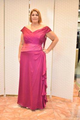 Plus Size Mother of The Bride Dress