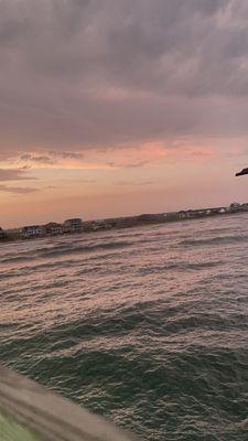 View from the end of pier