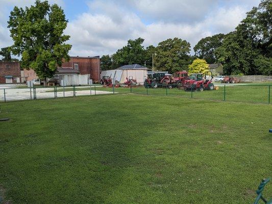 Dog park area at Venters Park, Richlands