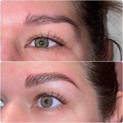 Brow Lamination + Tint