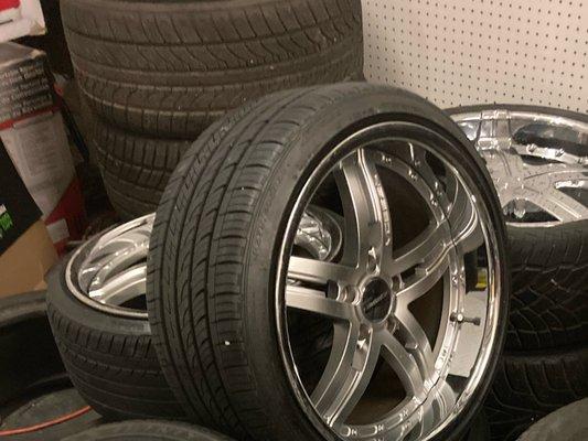 We sell new and used tires at an affordable price and have a variety of sizes in stock ALWAYS!