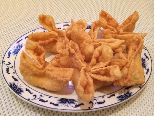 Their crab Rangoons, 6 for each order, very big and were very good!! Not too fried, just perfect & crispy on the outside.