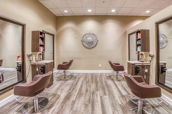 Newly remodeled salon space