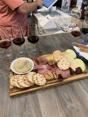 Charcuterie board and wine tasting!