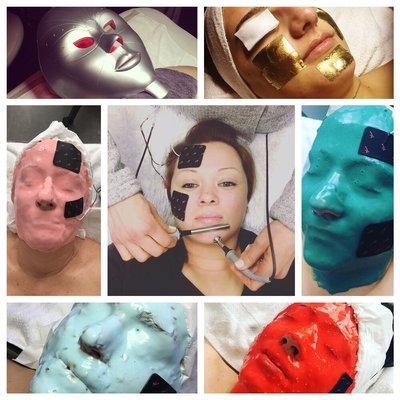 All sorts of facial treatments and gadgets!!!