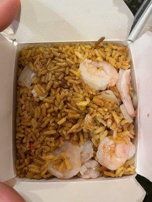 Shrimp fried rice