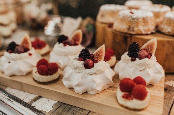 Most delicious and beautiful dessert bar for our wedding!