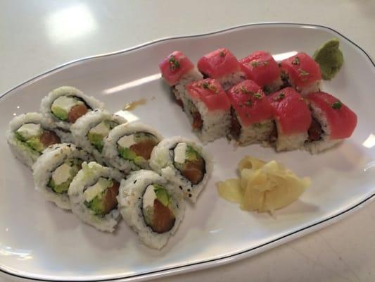 Philadelphia Roll $8  Hawaiian Roll $9