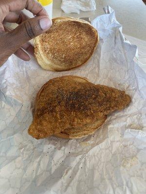 DRY fish sandwich