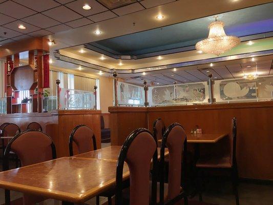 Dining area and entry