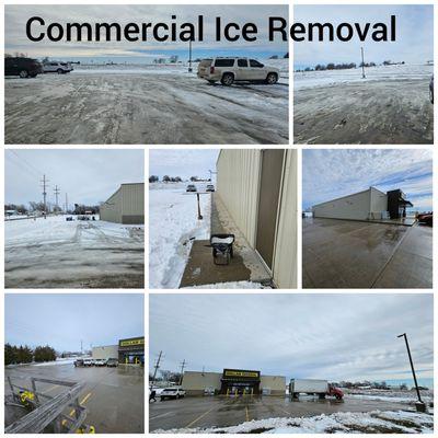 Commercial snow removal & salting services