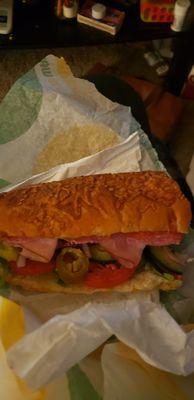 1/2 of my footlong