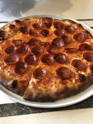 Pepperoni pizza - good but very greasy