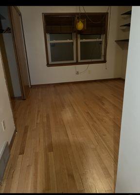 After we refinished these original Rift and Quartered Red Oak floors!