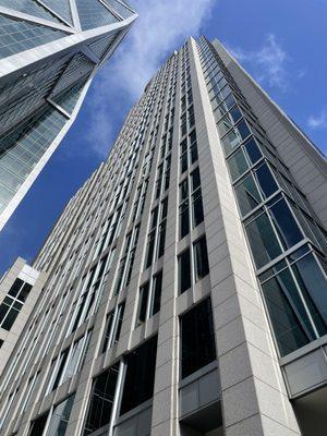 View of building looking up.