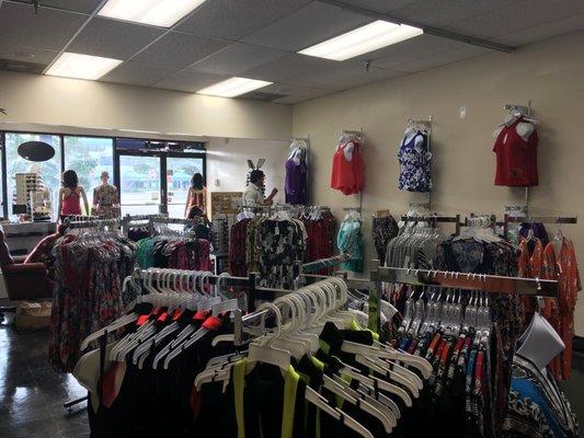 We sell Clothing, Handbags, Jewelry & Sunglasses.