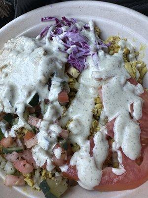 Chicken shawarma bowl