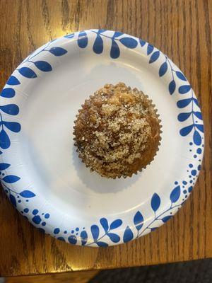 Chocolate chip pumpkin muffins-  homemade