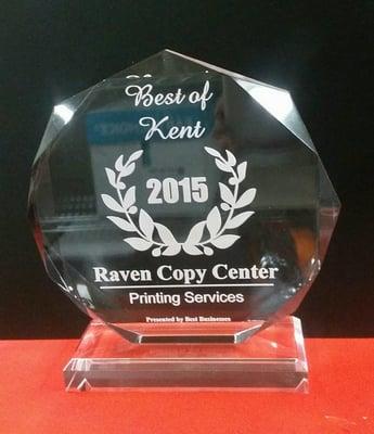 Voted Best Printer in Kent, WA for 2015