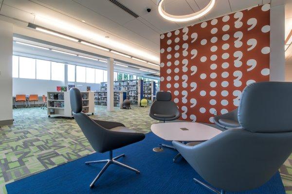 The children's floor at Forsyth County Central Library