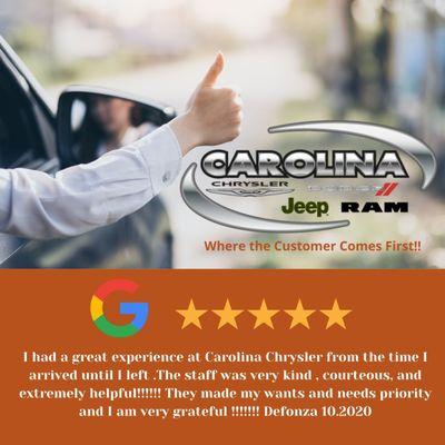 Carolina Chrysler Dodge Jeep RAM