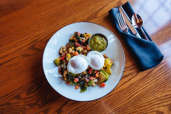 Garden Hash & Eggs