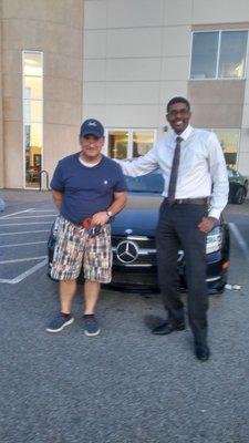 Me and Walter with my new Benz. Boo Ya!!