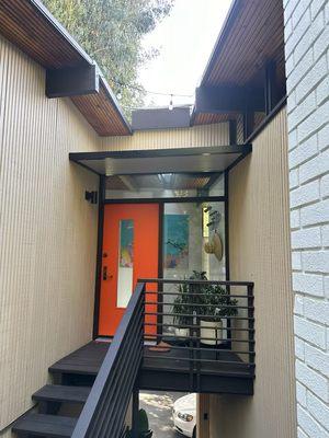 Modern door canopy