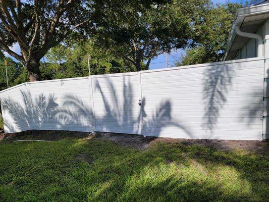 Outside fence - Gate