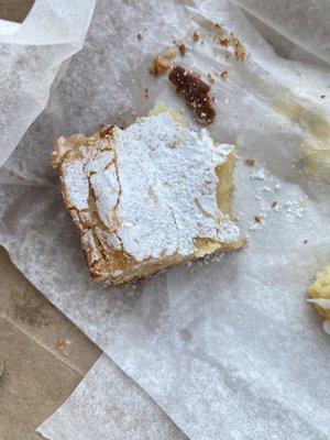 Gooey Butter Cake, sweet and gummy! Just like the kind with gluten!