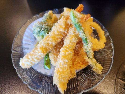 Shrimp and vegetable tempura