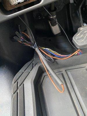 Electrical cords left exposed when I picked it up - was NOT this way when I dropped it off and completely unacceptable.