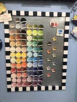 Different paint colors