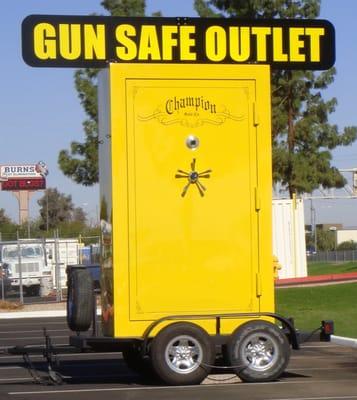 Just look for the big yellow safe