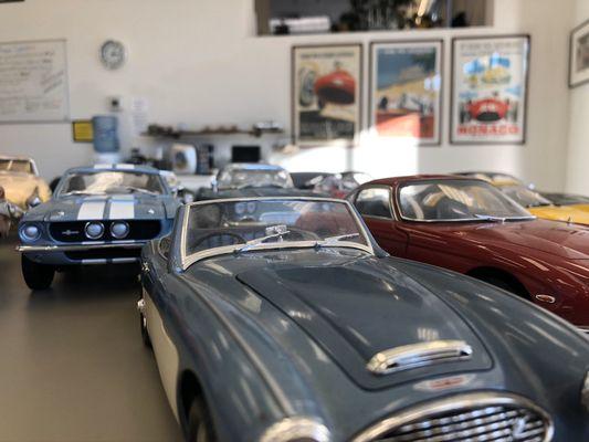 Part of the Dolin Collection of amazing cars on display at Paul's Motors. You can take home some of this amazing collection!