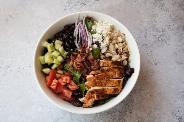 La Tazita Salad  with grilled Chicken breast.