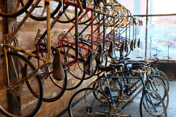 Over 200 vintage and used bikes in stock and ready to go!