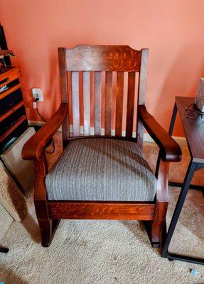 Restored rocking chair