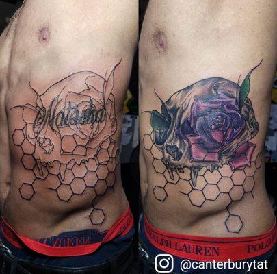 Bleeding Rose Tattoo