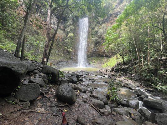 Waterfall on the hike!