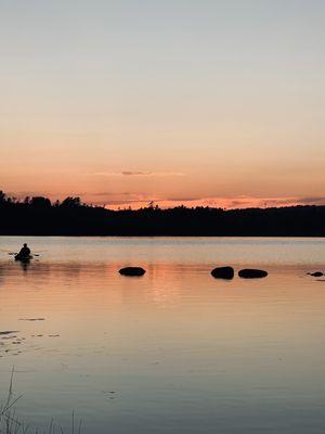 Sunset on lake Umbagog