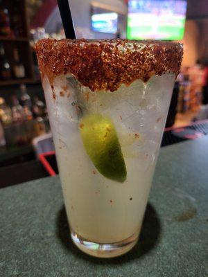 Margarita with Tajin rim